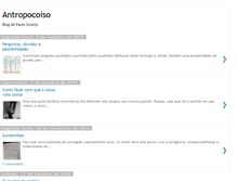 Tablet Screenshot of antropocoiso.blogspot.com
