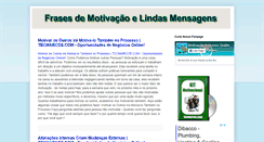 Desktop Screenshot of frasesdemotivacao.blogspot.com