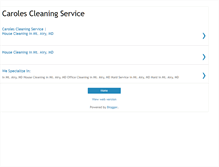 Tablet Screenshot of housecleaninginmtairy.blogspot.com