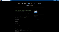 Desktop Screenshot of oracledba-tunning.blogspot.com