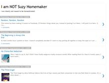 Tablet Screenshot of iamnotsuzyhomemaker.blogspot.com