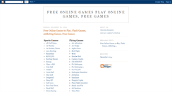 Desktop Screenshot of playfreeonlinegames.blogspot.com