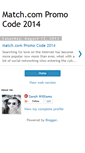 Mobile Screenshot of matchcompromocode.blogspot.com