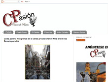 Tablet Screenshot of crucesdepasion.blogspot.com