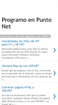 Mobile Screenshot of programoenpuntonet.blogspot.com