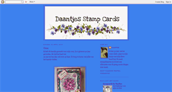 Desktop Screenshot of daantjesstampcards.blogspot.com