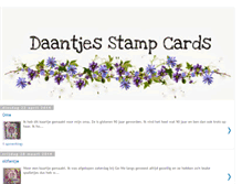 Tablet Screenshot of daantjesstampcards.blogspot.com
