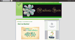 Desktop Screenshot of ambienteverdebarao.blogspot.com