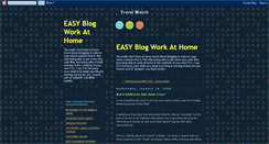 Desktop Screenshot of easyblogworkathome.blogspot.com