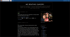 Desktop Screenshot of mebeatingcancer.blogspot.com