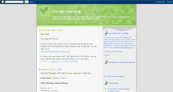 Desktop Screenshot of cubsblog-cubbiefan07.blogspot.com