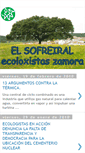 Mobile Screenshot of ecologistaszamora.blogspot.com