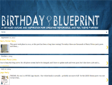 Tablet Screenshot of birthdayblueprint.blogspot.com