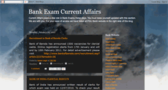 Desktop Screenshot of bankexamca.blogspot.com