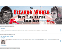 Tablet Screenshot of bizarroworldfreakshow.blogspot.com