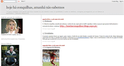 Desktop Screenshot of hojehaconquilhas.blogspot.com