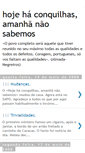 Mobile Screenshot of hojehaconquilhas.blogspot.com