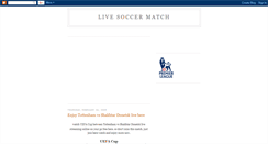 Desktop Screenshot of live-soccermatch.blogspot.com