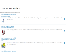 Tablet Screenshot of live-soccermatch.blogspot.com