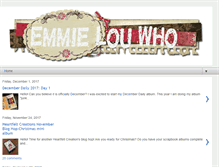 Tablet Screenshot of emmielouwho.blogspot.com