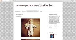 Desktop Screenshot of mammagummans-waldorfdockor.blogspot.com