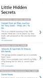 Mobile Screenshot of littlehiddensecrets.blogspot.com