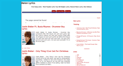 Desktop Screenshot of melonlyrics.blogspot.com