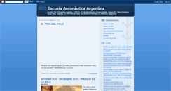Desktop Screenshot of aeronauticaargentina.blogspot.com