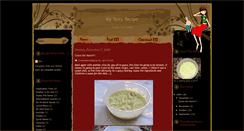 Desktop Screenshot of mytastyrecipe.blogspot.com