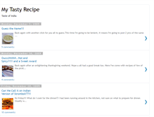 Tablet Screenshot of mytastyrecipe.blogspot.com
