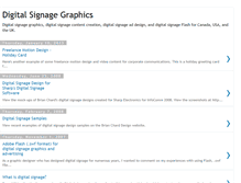 Tablet Screenshot of digitalsignagegraphics.blogspot.com