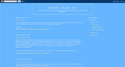 Desktop Screenshot of mainecoasttv.blogspot.com