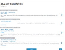 Tablet Screenshot of againstcivilization.blogspot.com