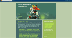 Desktop Screenshot of bloodofprokopius.blogspot.com