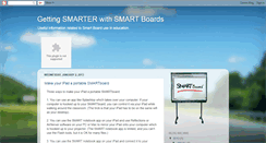 Desktop Screenshot of gettingsmarterwithsmartboards.blogspot.com