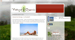 Desktop Screenshot of naturalorganicbody.blogspot.com