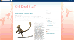 Desktop Screenshot of olddeadstuff.blogspot.com