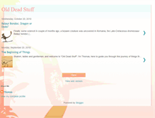 Tablet Screenshot of olddeadstuff.blogspot.com