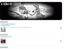 Tablet Screenshot of ahoradocoiote.blogspot.com