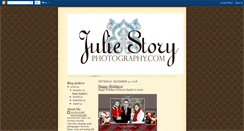 Desktop Screenshot of juliestoryphotography.blogspot.com
