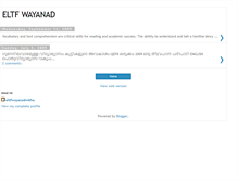 Tablet Screenshot of eltfwayanadwithu.blogspot.com