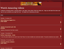 Tablet Screenshot of amazzingvideos.blogspot.com