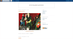 Desktop Screenshot of ciudadcasino.blogspot.com