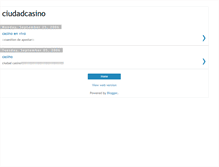 Tablet Screenshot of ciudadcasino.blogspot.com