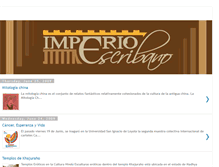 Tablet Screenshot of imperioescribano.blogspot.com