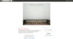 Desktop Screenshot of dailyclassic.blogspot.com