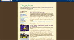Desktop Screenshot of 32bears.blogspot.com