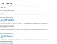 Tablet Screenshot of 32bears.blogspot.com