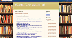 Desktop Screenshot of mesotheliomacancer-info-s.blogspot.com