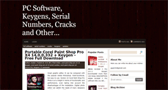 Desktop Screenshot of pc-software-hacks.blogspot.com